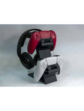 Ps5 Kulaklık Ve 2 li Joystick Standı - Pc Kulaklık Ve Kol Tutucu Stand