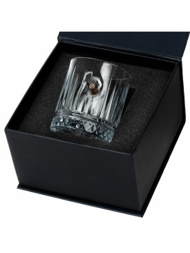 Gerçek .308 Mermili Özel Lüks Kristal Hediyelik Viski Bardağı 355cc