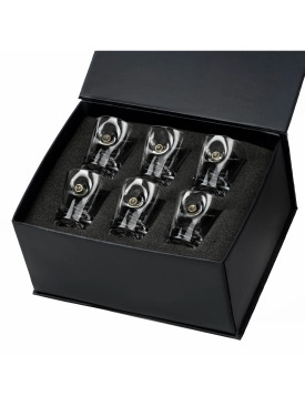 Gerçek 9mm Mermili Shot Tekila Likör Özel Bardağı 6'lı Set Mermi Çekirdeği Hediye Seti