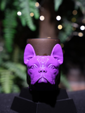 Buldog Mor Özel İsimli Bardak