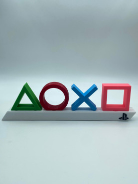 Masa Üstü Playstation Logo Sembol Figür- Ps Dekor -Gamer Dekor 