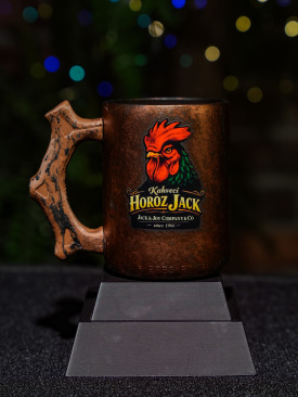 Kahveci Horoz Junior Jack Bakır Efektli Bardak